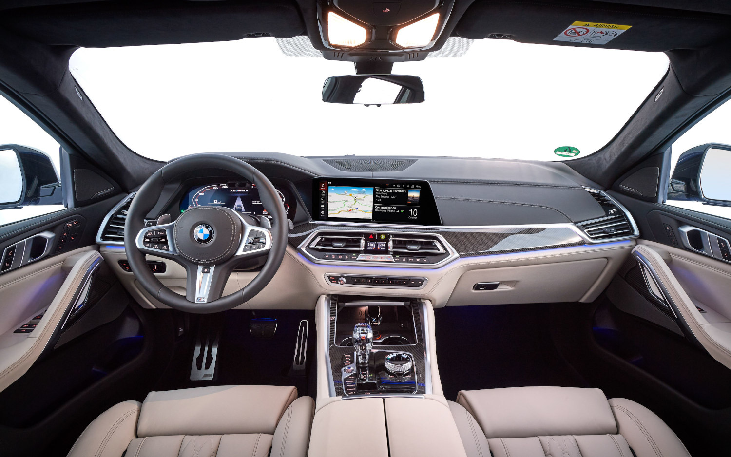 BMW x6 2019 салон